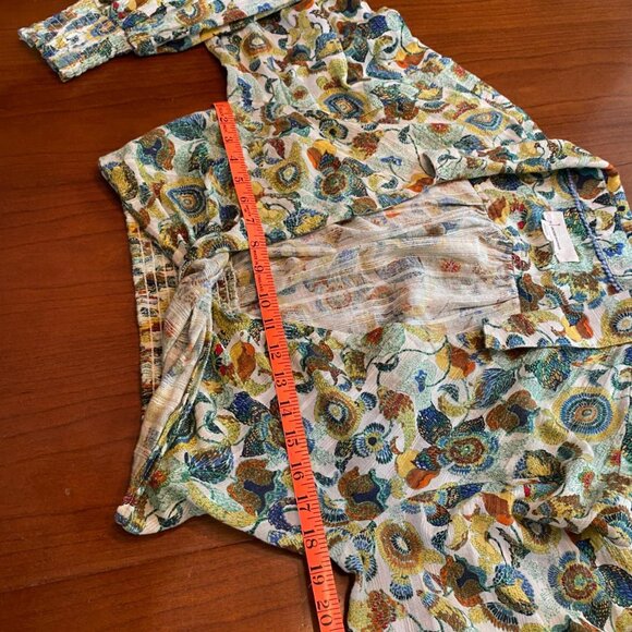 Anthropologie Twist Crop Top Long Sleeve - Picture 7 of 8